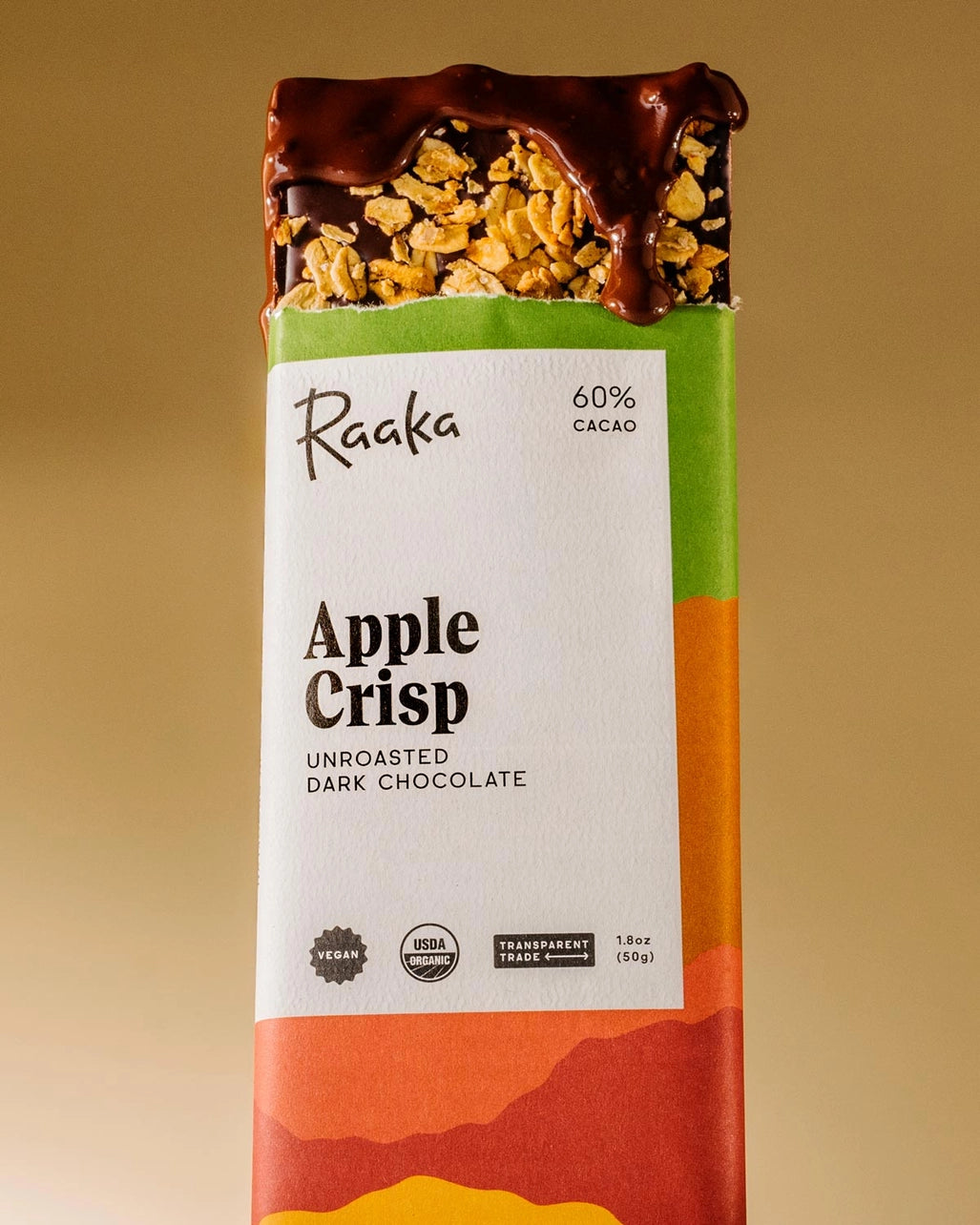 Raaka 60% Apple Crisp Chocolate - 5 Bars
