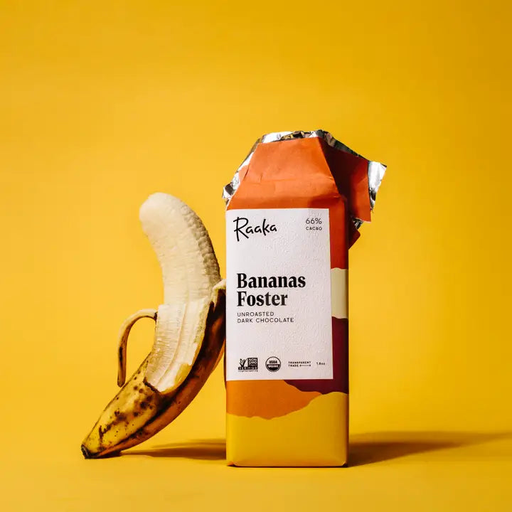 Raaka 66% Bananas Foster Chocolate - 5 Bars