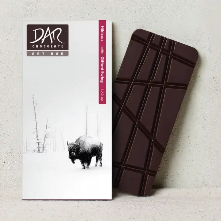 Art Bars: Hibiscus 72% Dark Chocolate Bar Vegan