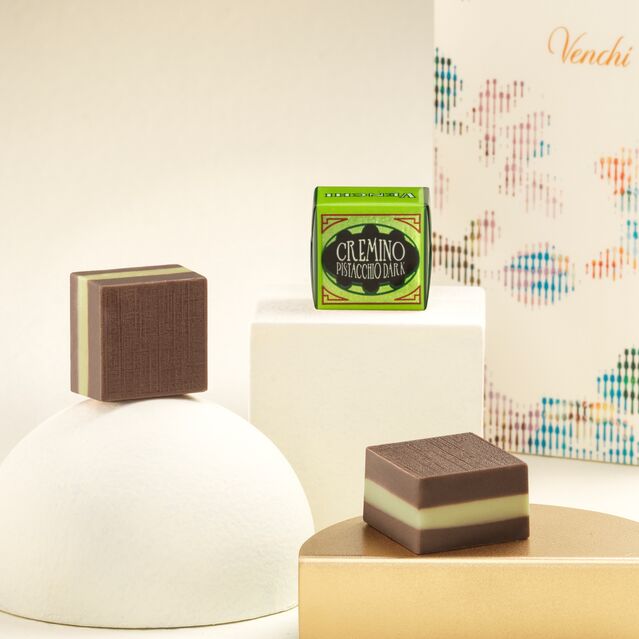 Cremino Pistachio Dark Chocolate Bulk