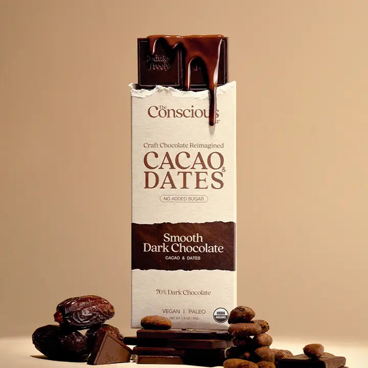 Date Sweetened Smooth Dark Chocolate