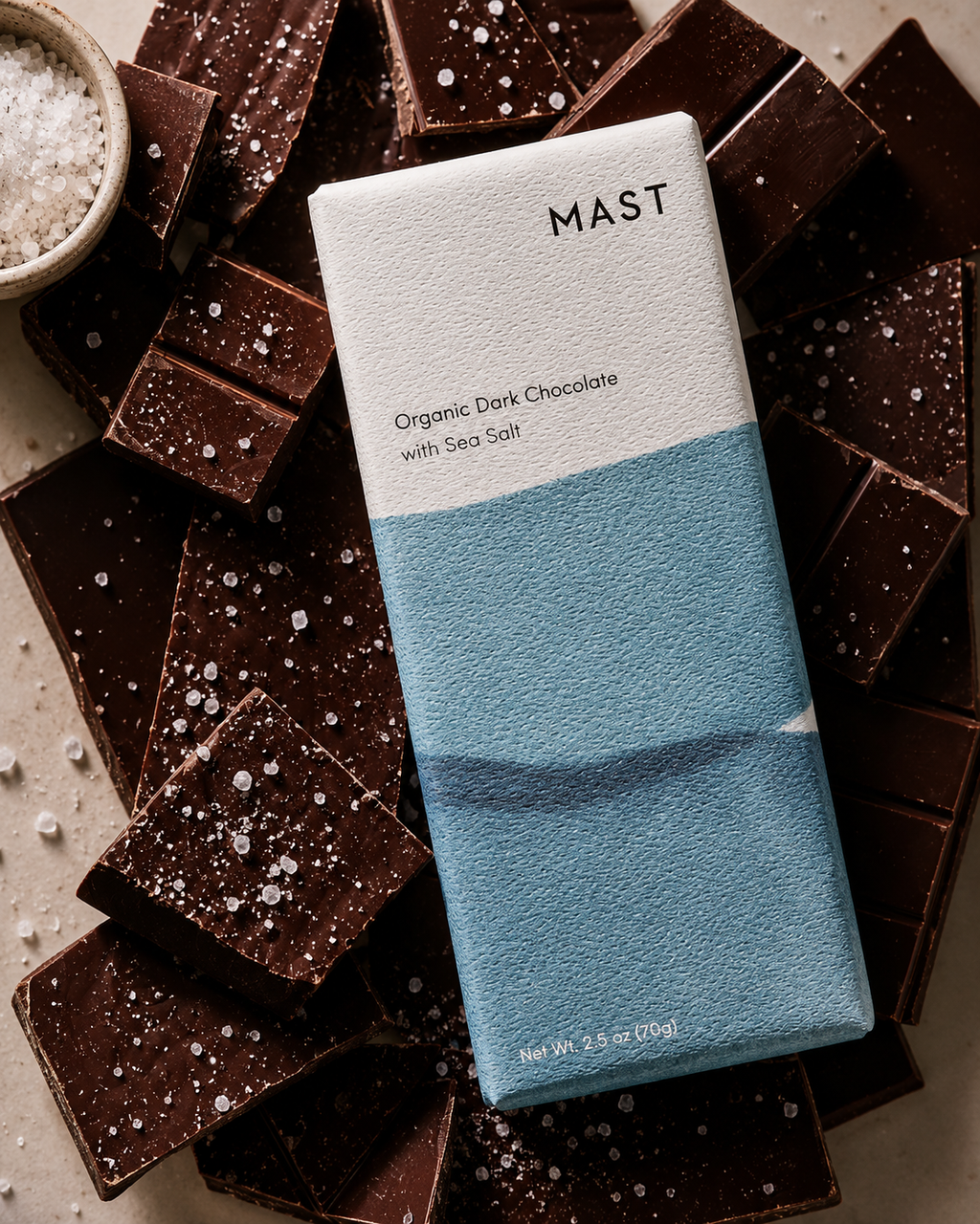 Mast Organic Dark Chocolate with Sea Salt