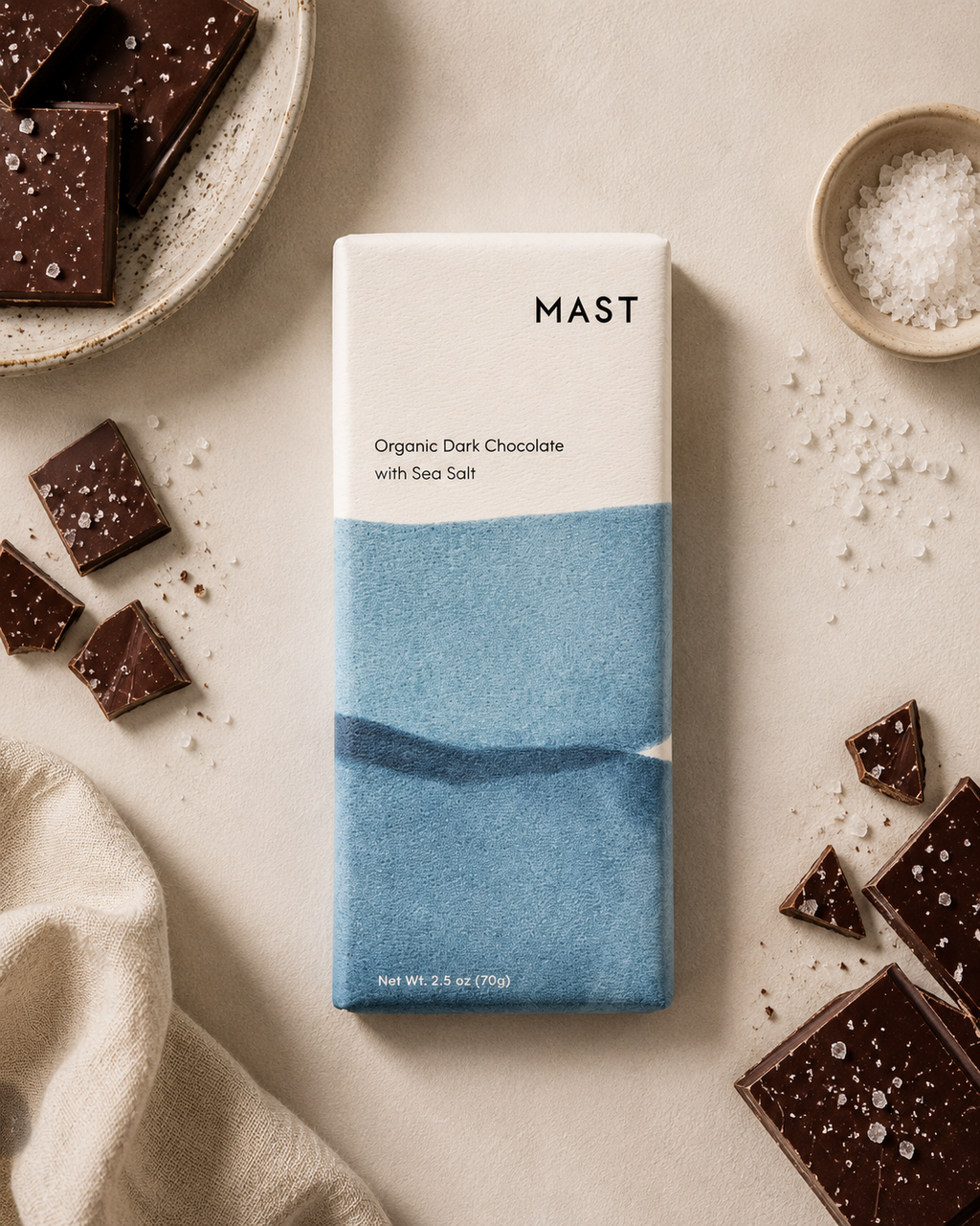 Mast Organic Dark Chocolate with Sea Salt