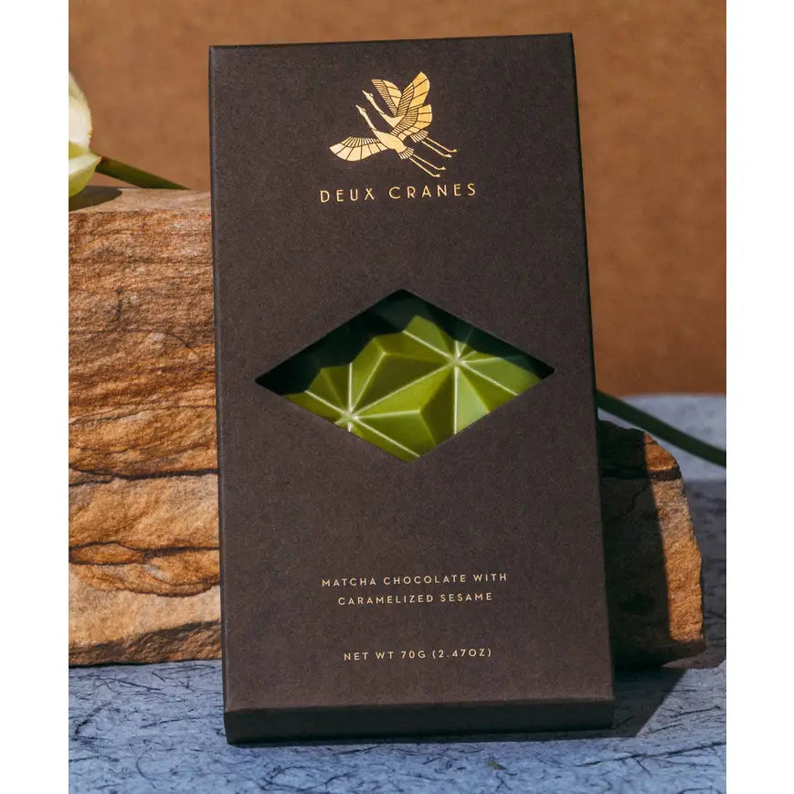 Matcha Chocolate with Caramelized Sesame - 3 Bars