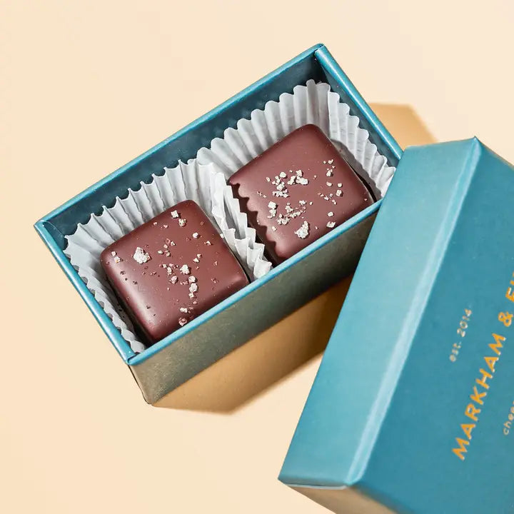 Sea Salt Caramels - 2pc Box