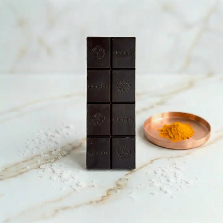 Sea Salt Dark Chocolate Bar | Vegan Organic 4 Units