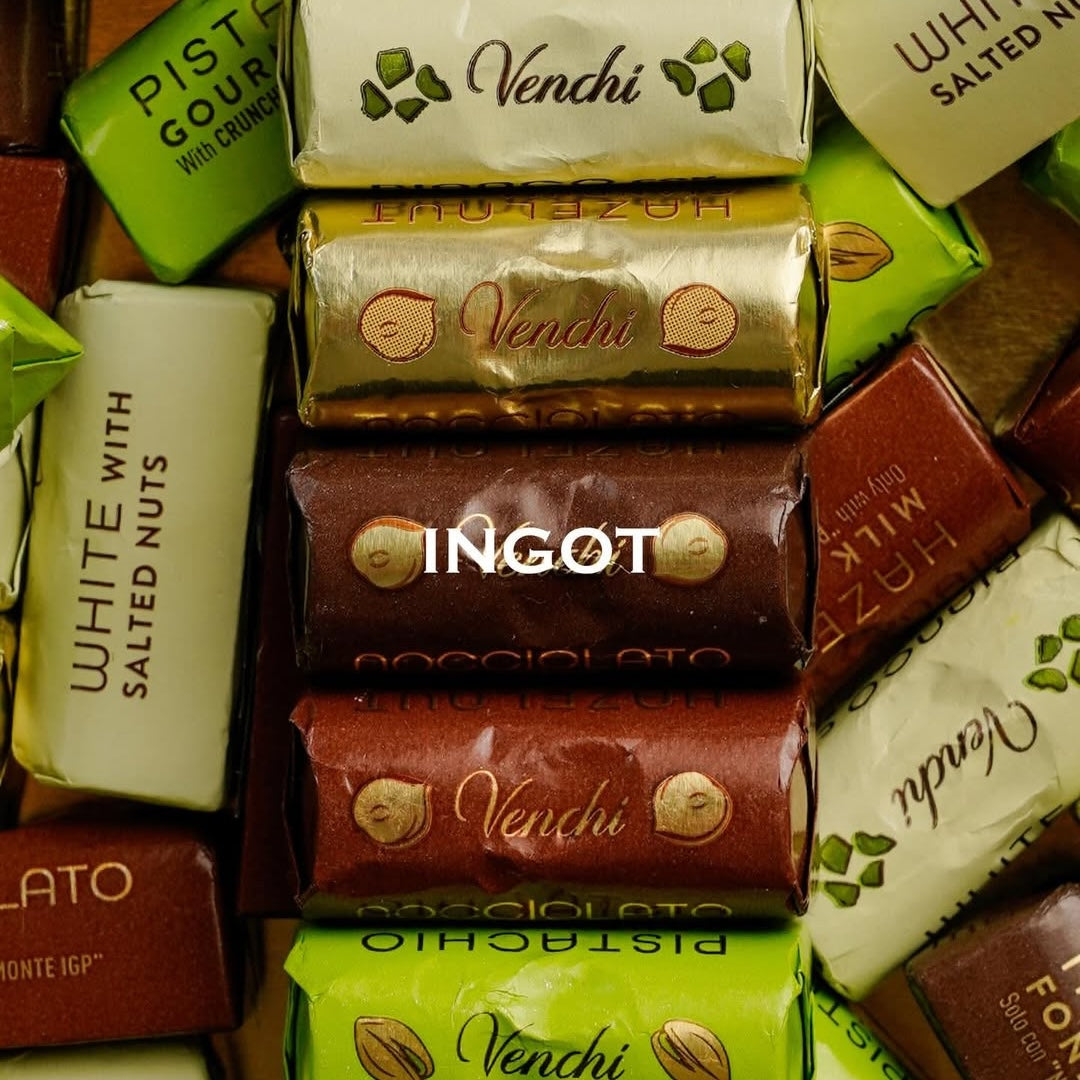 Whole Hazelnut & Dark Chocolate Ingots - Italian Gourmet